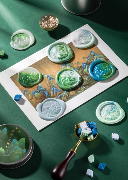 A Thousand Li  Artwork Fire Lacquer Seal Gift Set