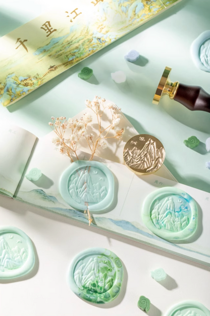 A Thousand Li  Artwork Fire Lacquer Seal Gift Set