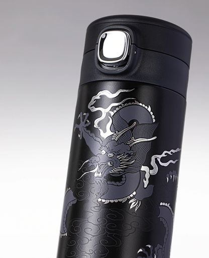 Imperial Dragon Thermos Bottle Gift Set