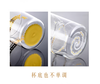 Ice Skating Victory Glass Cups Gift Set