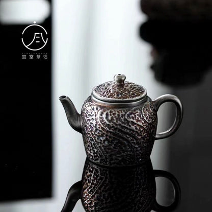 999 Sterling Silver Starflower Tea Pot