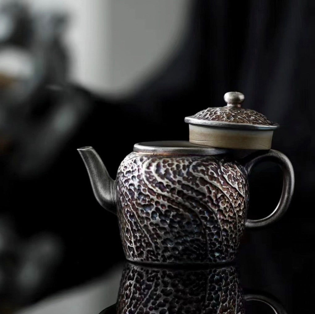 999 Sterling Silver Starflower Tea Pot