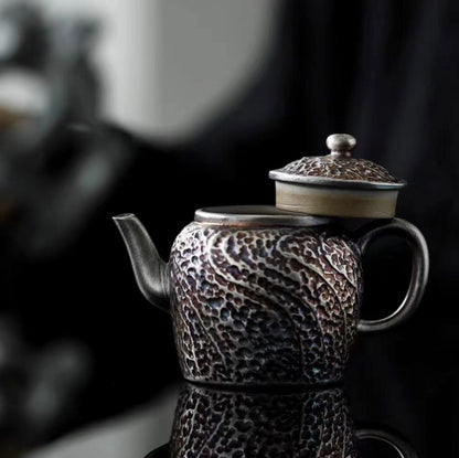 999 Sterling Silver Starflower Tea Pot