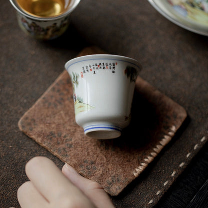 999 Sterling Silver Qín Melody Tea Cup