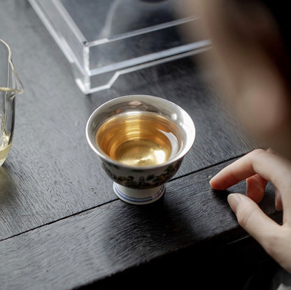 999 Sterling Silver Harmony Tea Cup