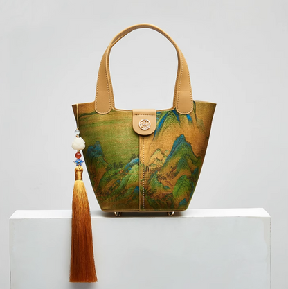 A Thousand Li - Artwork Silk™ Small Bucket Bag