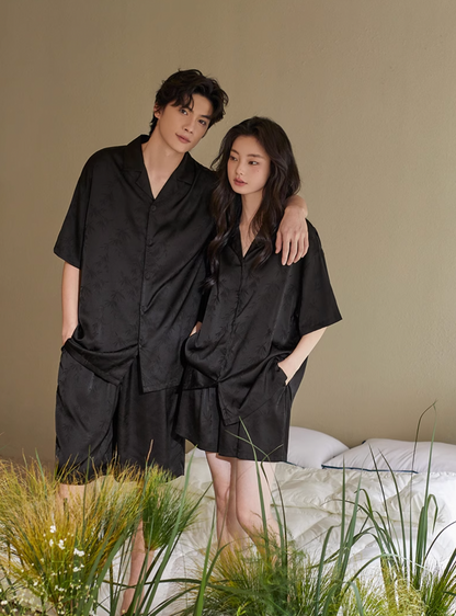 Zhú Pajamas Set (Short-Sleeve & Shorts)