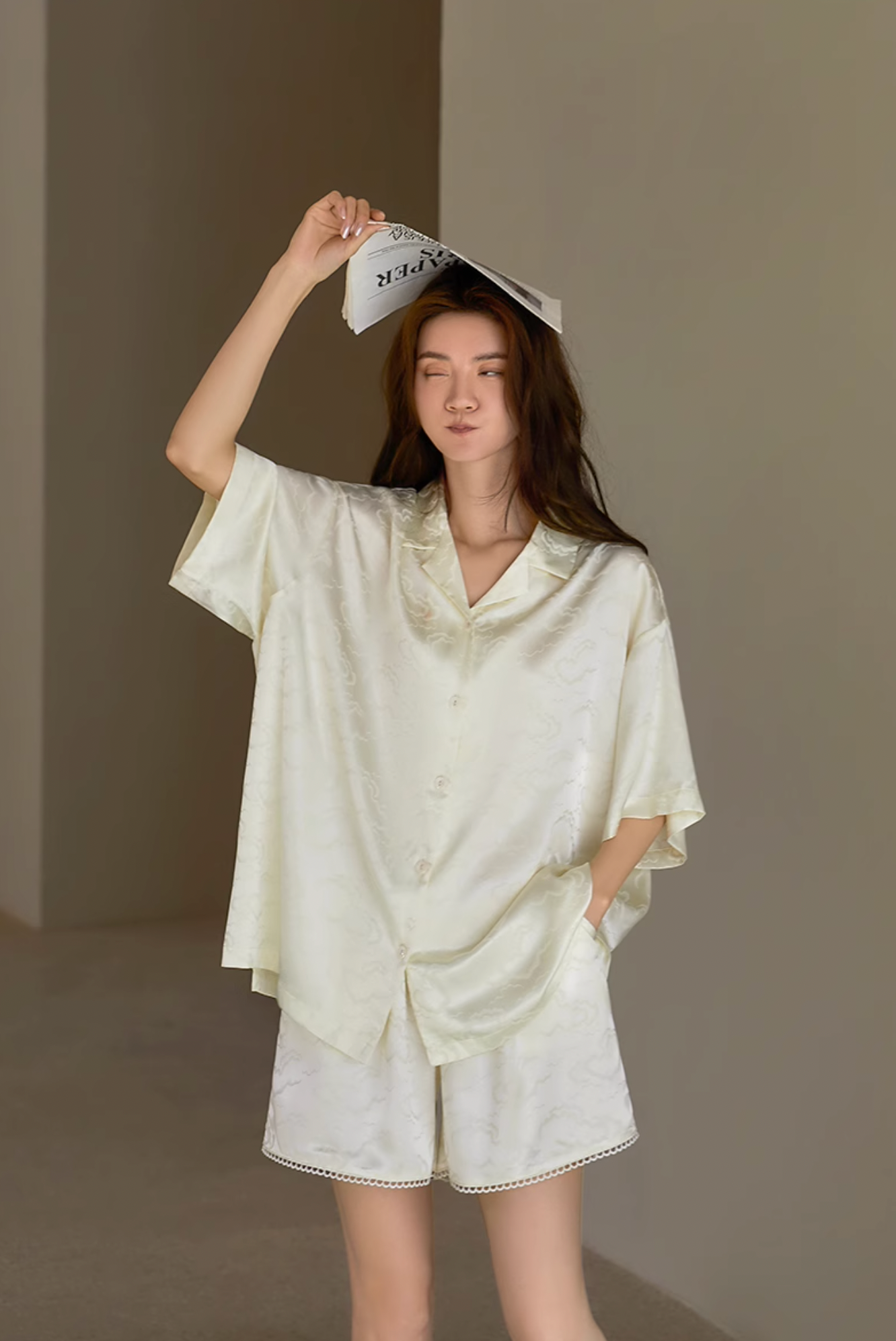 Mèng Pajamas Set (Short-Sleeve & Shorts)