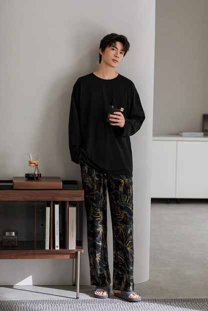 Piāo Pajamas Set (T-Shirt & Pants)