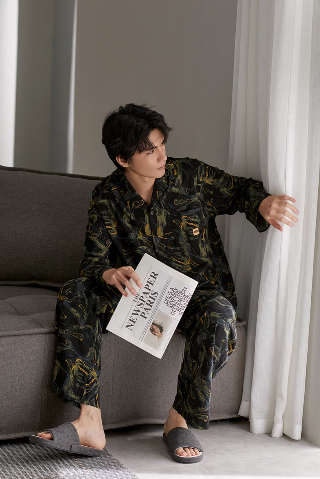 Piāo Pajamas Set (Long-Sleeve & Pants)