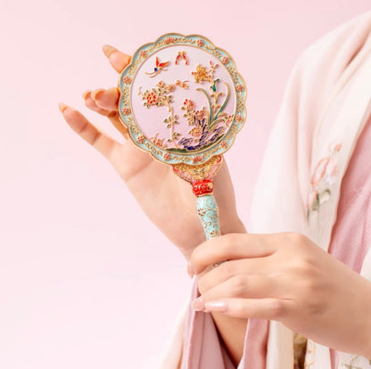 Flutter of Petals Butterfly Hand Mirror Gift Set