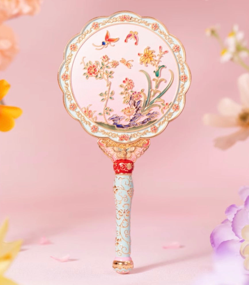 Flutter of Petals Butterfly Hand Mirror Gift Set