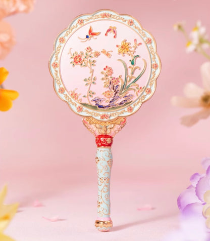 Flutter of Petals Butterfly Hand Mirror Gift Set