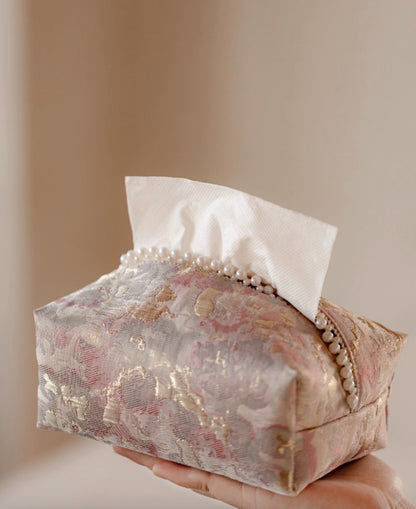 Elegant Brocade Tissue Holder Collection