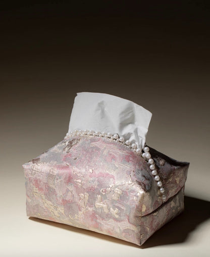 Elegant Brocade Tissue Holder Collection