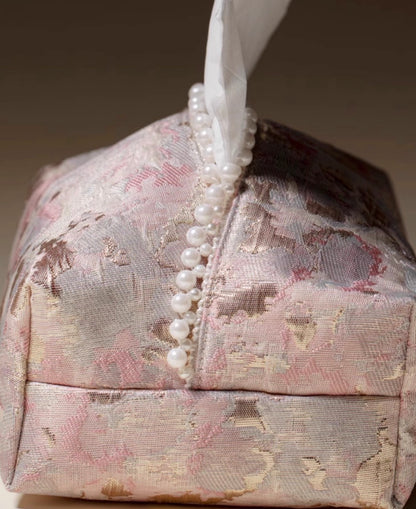 Elegant Brocade Tissue Holder Collection