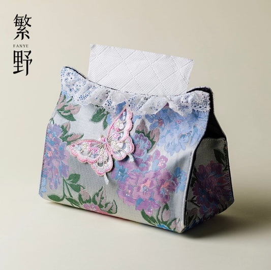 Garden Flutter Tissue Box
