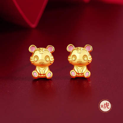 Zodiac Edition S925 Gold Ear Studs