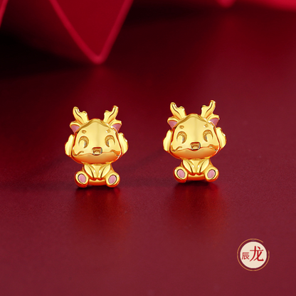 Zodiac Edition S925 Gold Ear Studs