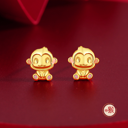 Zodiac Edition S925 Gold Ear Studs