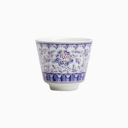 Qing Hua Lotus Vines Tea Cup