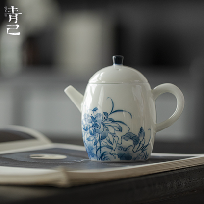 Qing Hua Spring Dragon Tea Pot