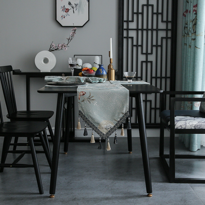 Celestial Garden Embroidery Table Runner