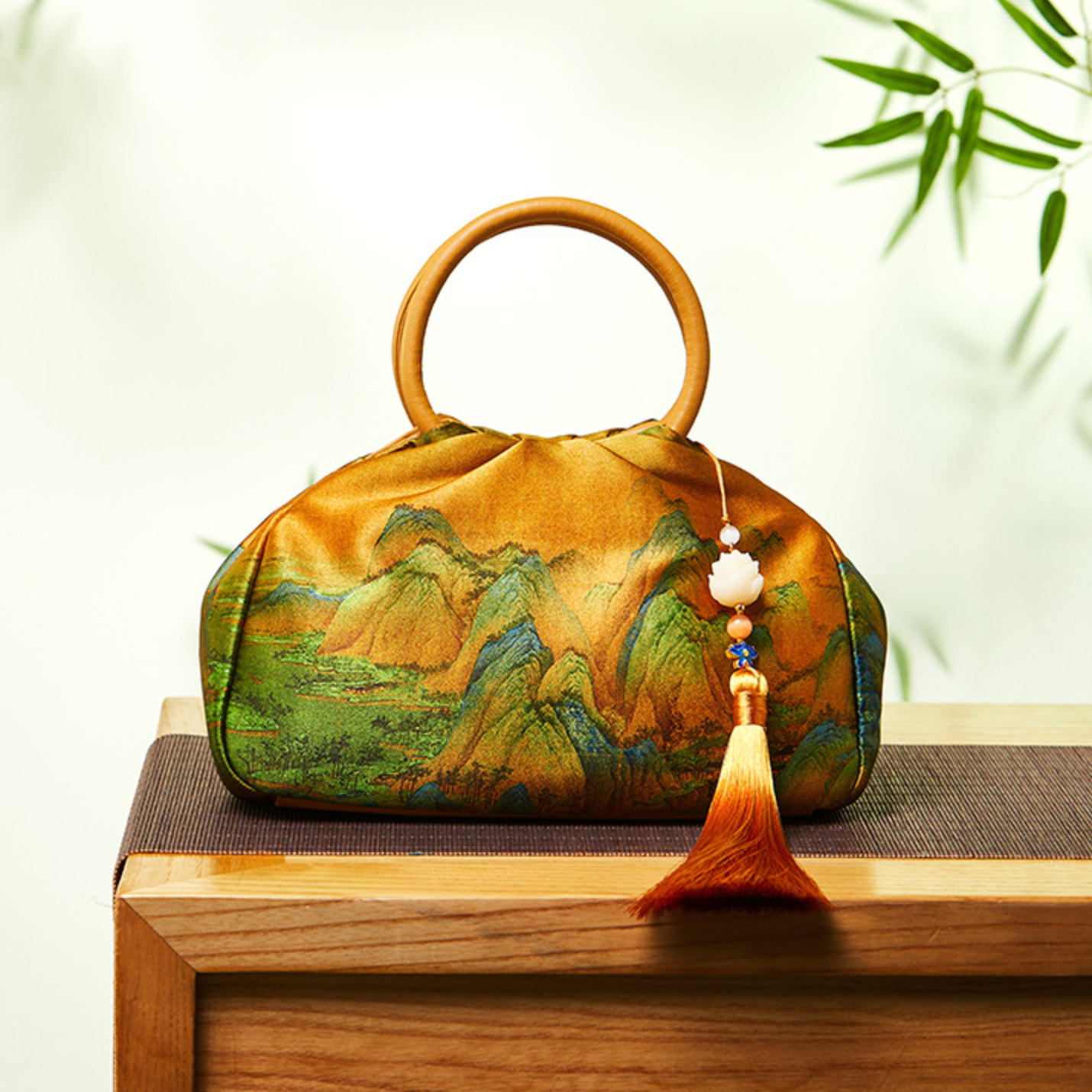 A Thousand Li - Artwork Silk™ Top Handle Pouch