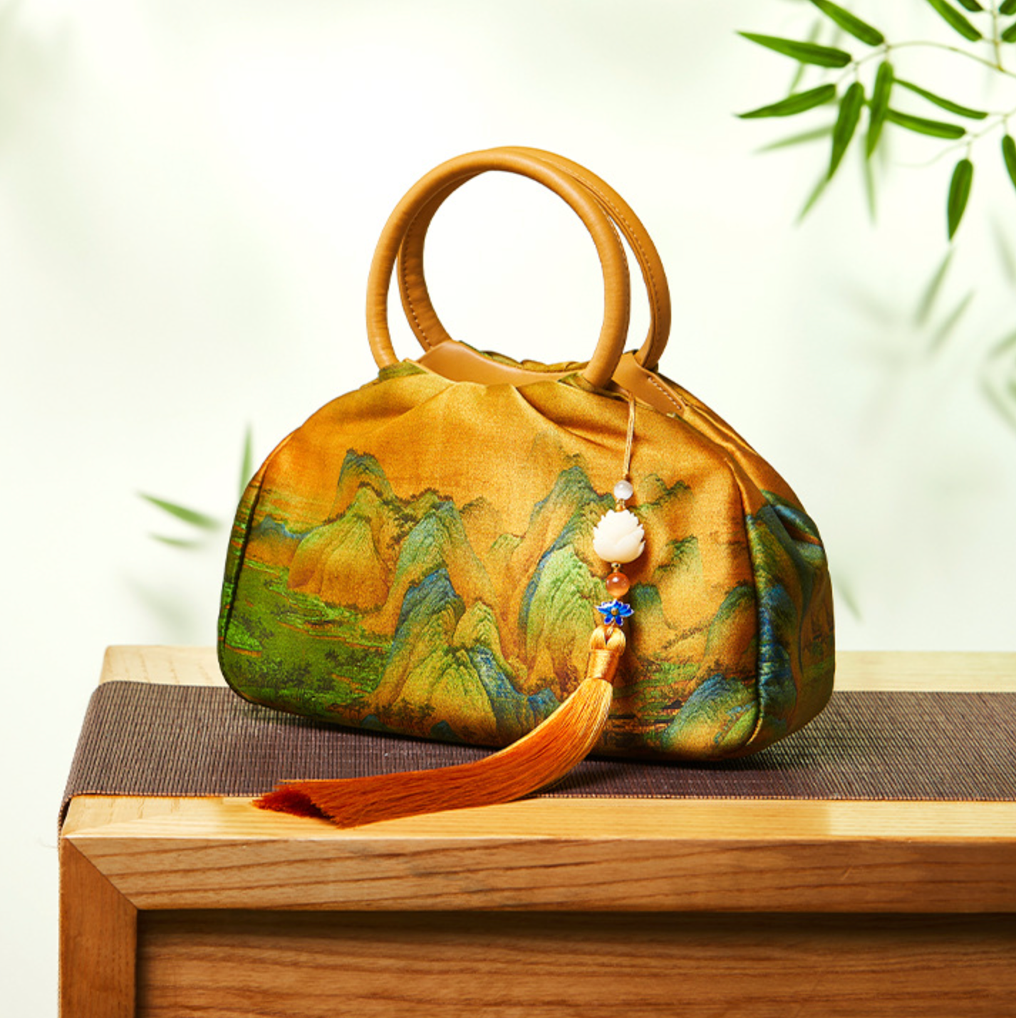 A Thousand Li - Artwork Silk™ Top Handle Pouch