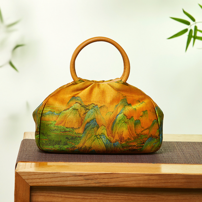 A Thousand Li - Artwork Silk™ Top Handle Pouch