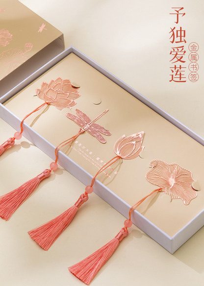 Four Seasons Bookmark Gift Set (Rose Gold)