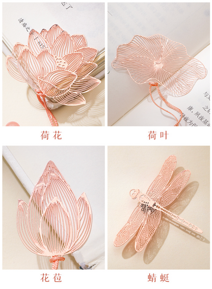Four Seasons Bookmark Gift Set (Rose Gold)