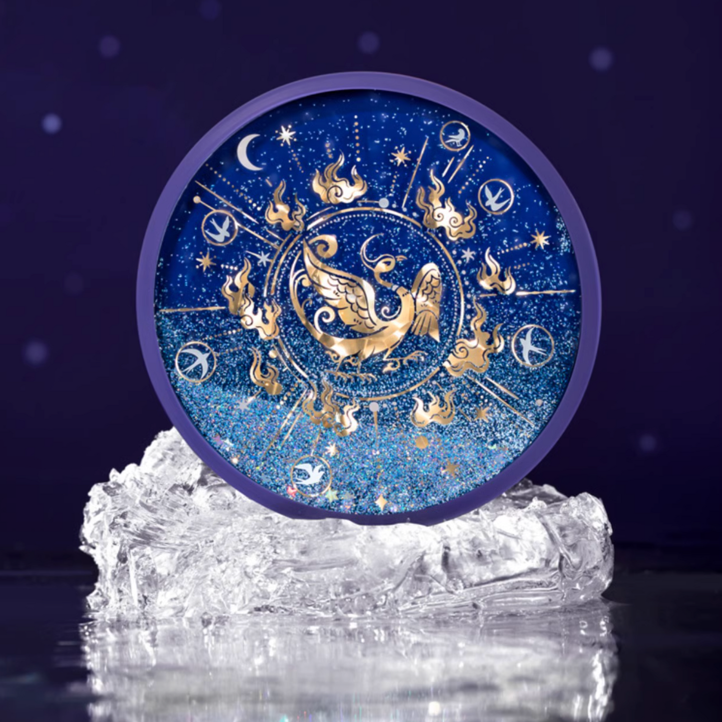 Celestial Golden Bird & Jade Rabbit Coasters Gift Set