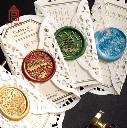 Imperial Buildings Fire Lacquer Seal Gift Set