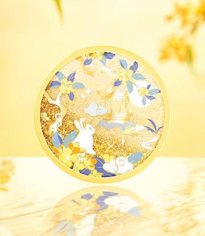 Jade Rabbit Glitter Quicksand Coasters Gift Set