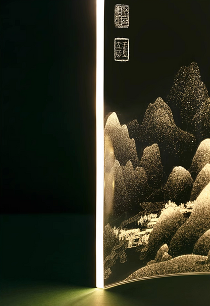 A Thousand Li Artwork Acrylic Lamp Gift Set