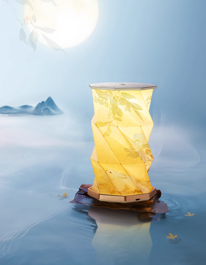 Moonlit Osmanthus Rabbit Night Lamp Gift Set