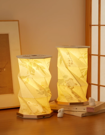 Moonlit Osmanthus Rabbit Night Lamp Gift Set