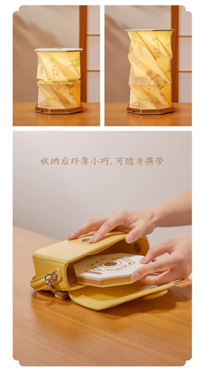 Moonlit Osmanthus Rabbit Night Lamp Gift Set