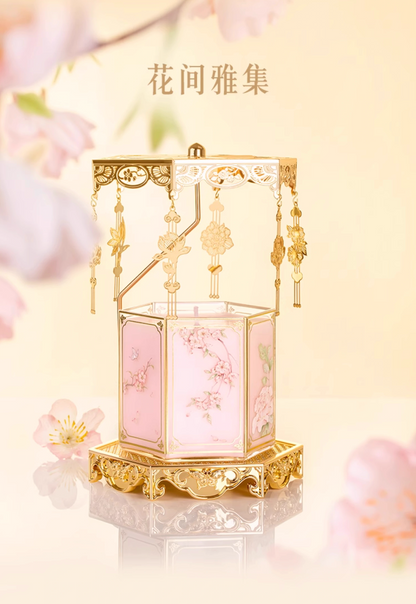 Floral God Carousel Lantern Candle Gift Set