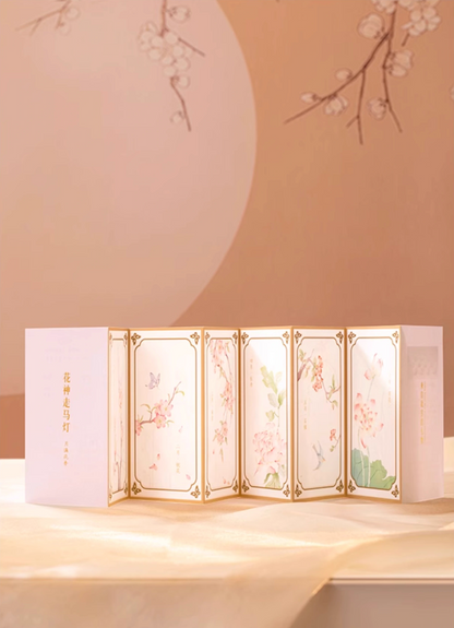 Floral God Carousel Lantern Candle Gift Set