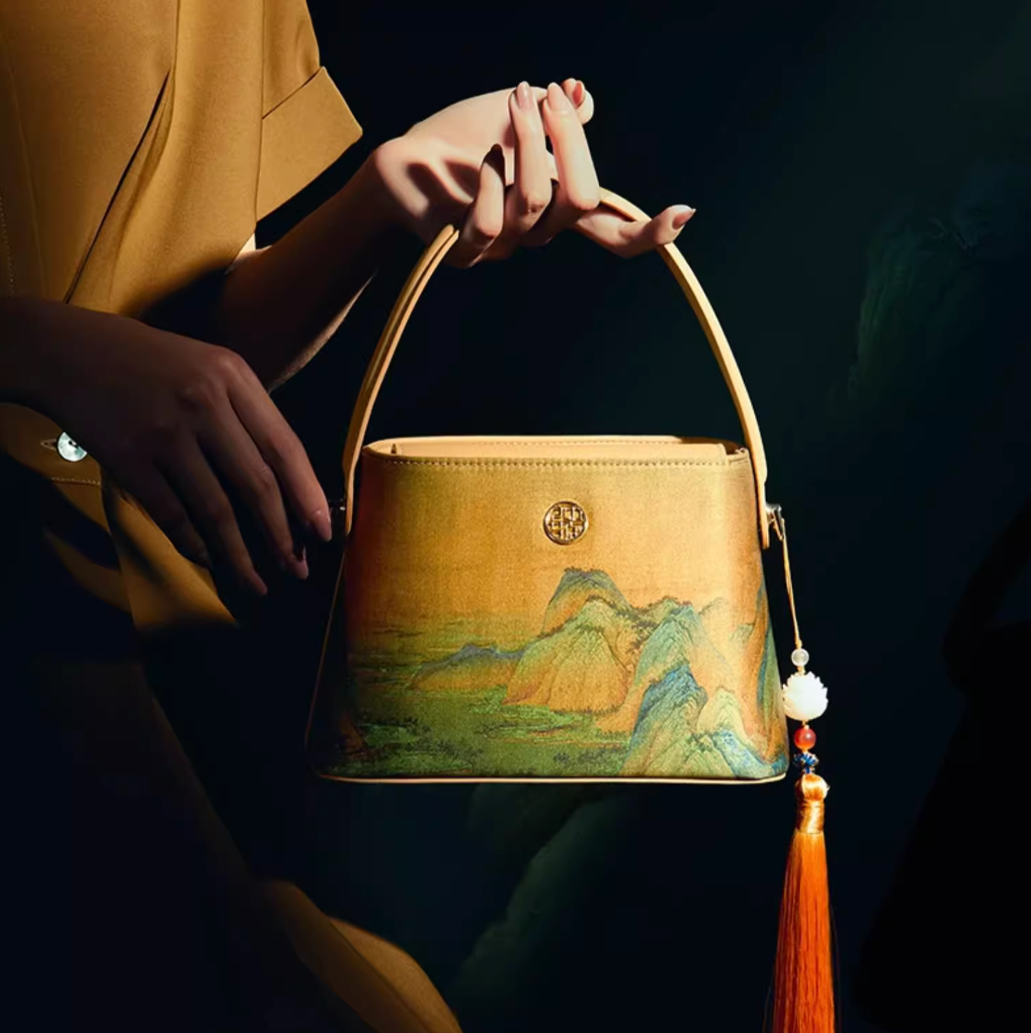 A Thousand Li - Artwork Silk™ Shoulder Strap Bag