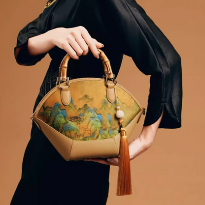 A Thousand Li - Artwork Silk™ Top Handle Satchel Bag