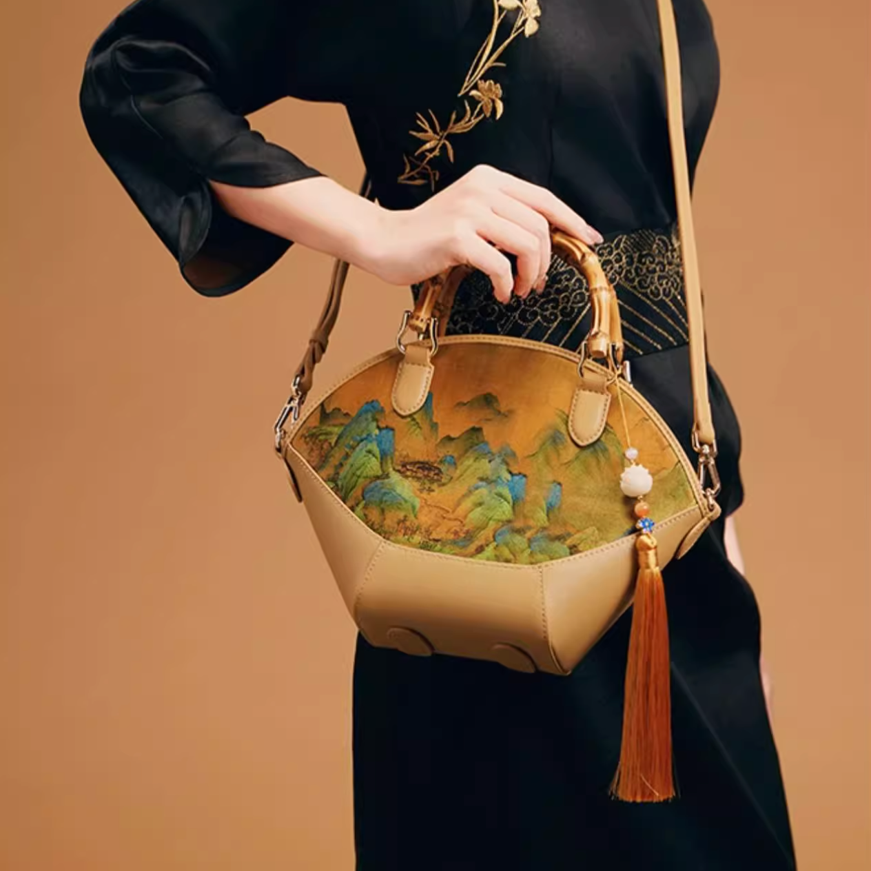 A Thousand Li - Artwork Silk™ Top Handle Satchel Bag