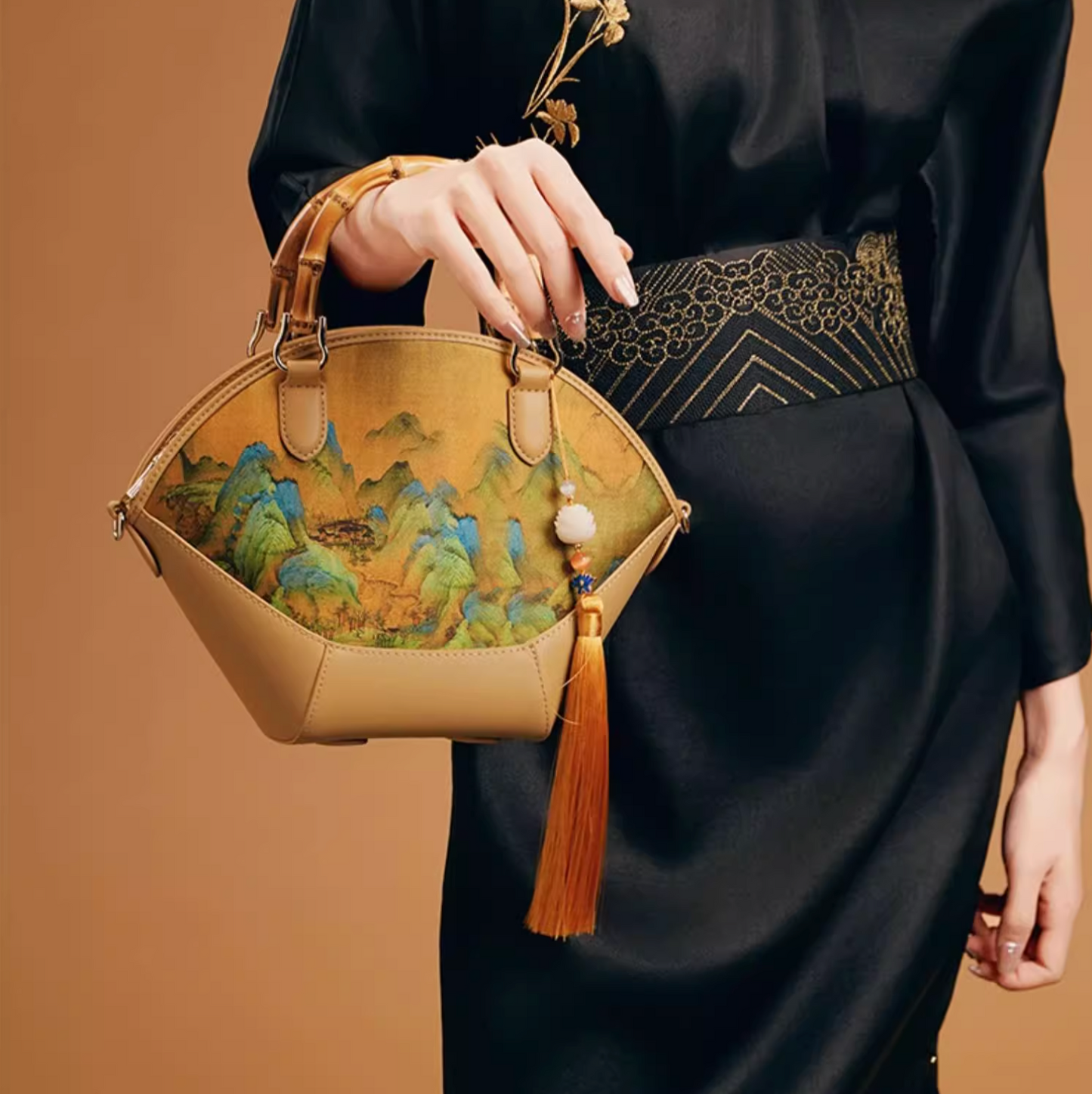 A Thousand Li - Artwork Silk™ Top Handle Satchel Bag