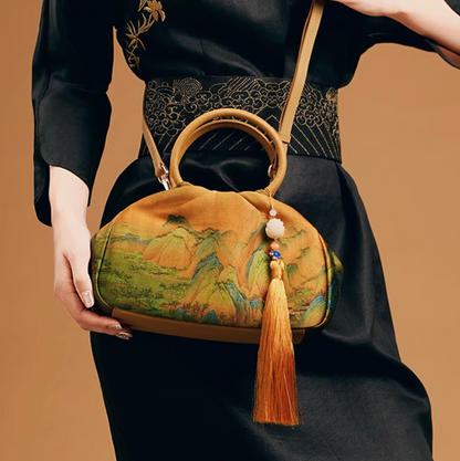 A Thousand Li - Artwork Silk™ Top Handle Pouch