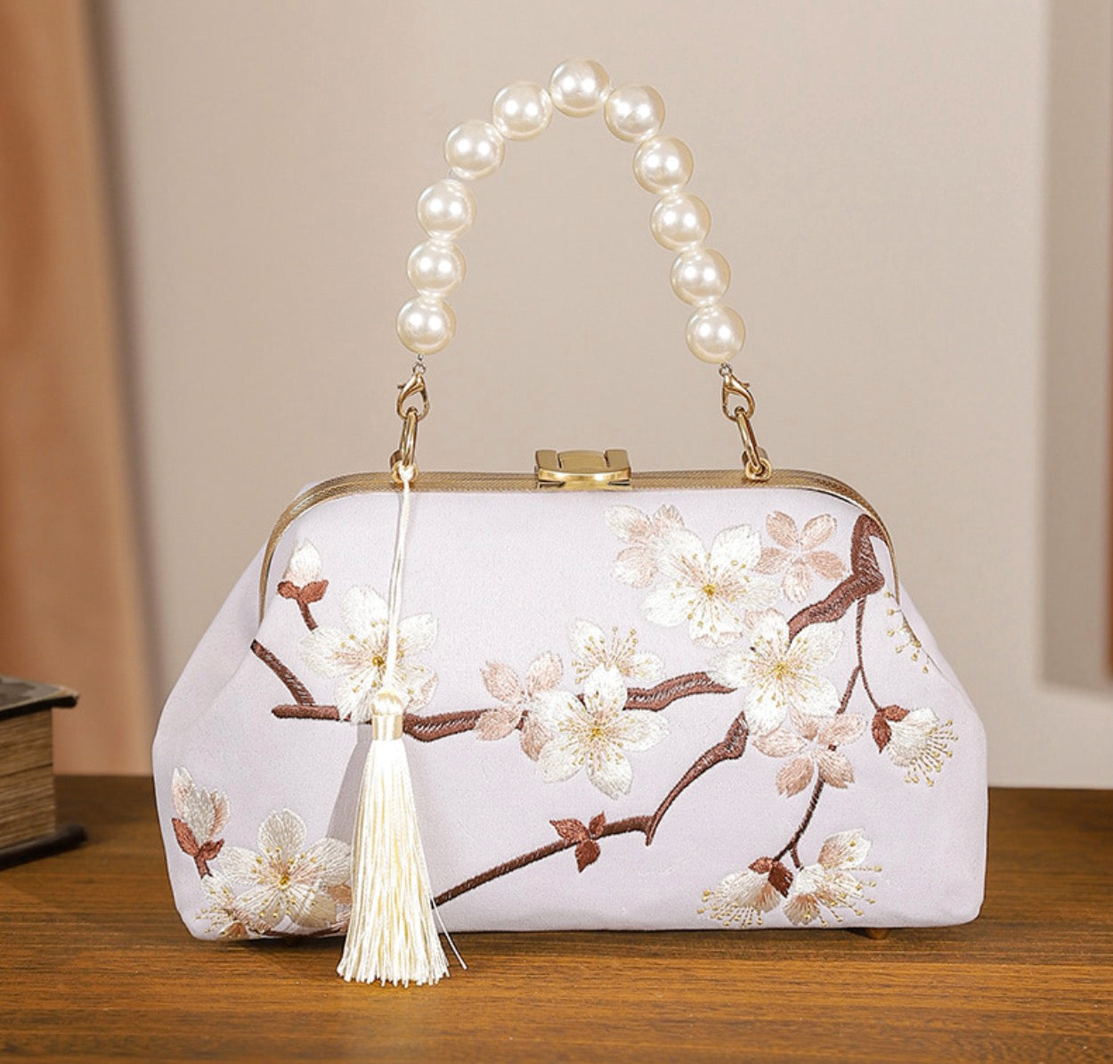 Tang Bloom Cherry Blossom Clutch