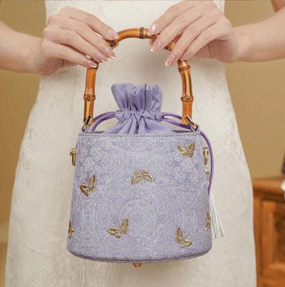 Tang Bloom Garden Bucket Bag