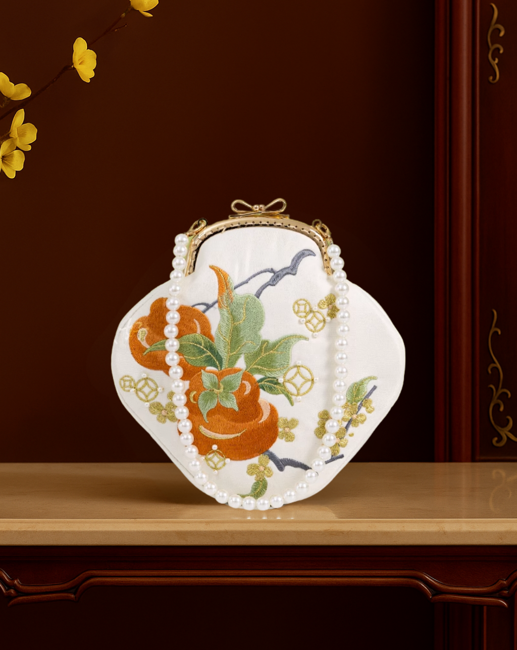 Tang Bloom Osmanthus Clutch