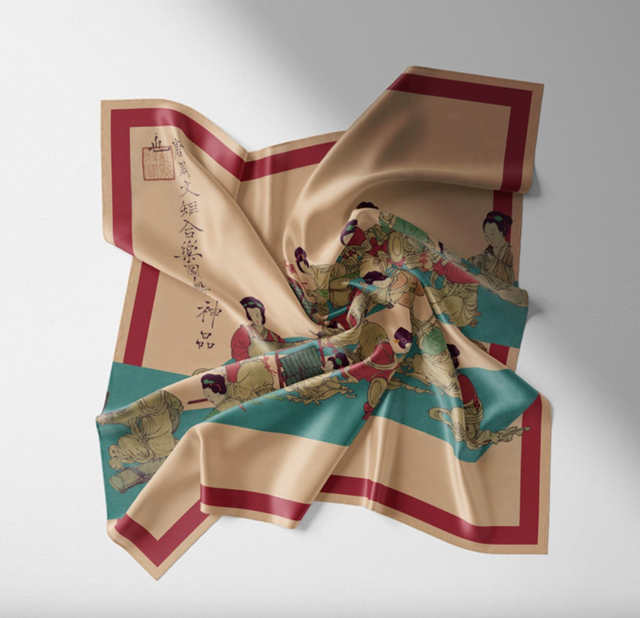 "United by Music" Heritage Artwork Satin Scarf
